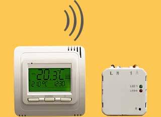 Thermostat Funk TH30 mit Empfänger Unterputz RL10